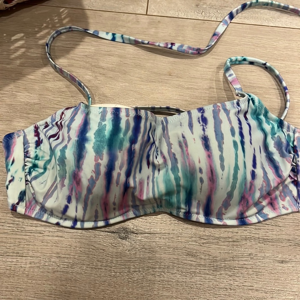 Blue bikini top from target